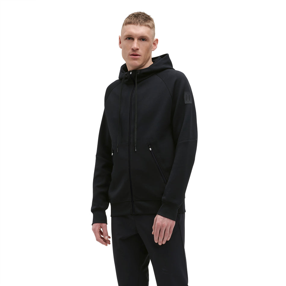 On Zipped Hoodie - BLACK