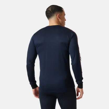 MEN'S HH LIFA® LIGHTWEIGHT STRIPE LONGSLEEVE CREW BASE LAYER