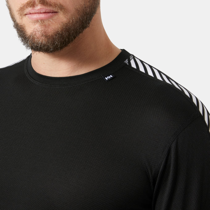 MEN'S HH LIFA® LIGHTWEIGHT STRIPE LONGSLEEVE CREW BASE LAYER