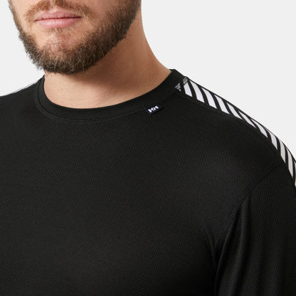 MEN'S HH LIFA® LIGHTWEIGHT STRIPE LONGSLEEVE CREW BASE LAYER