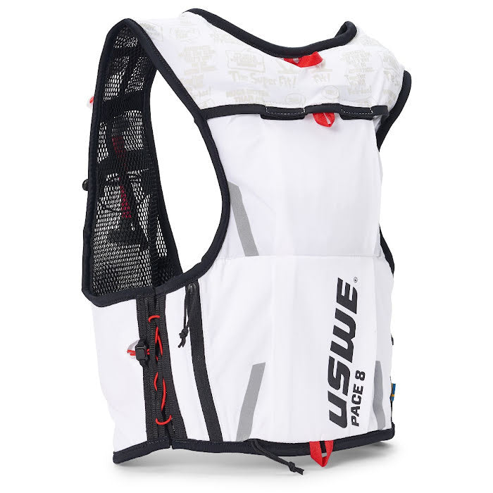 PACE 8L Trail Running Vest Cool White (Incl. 2 Flasks)